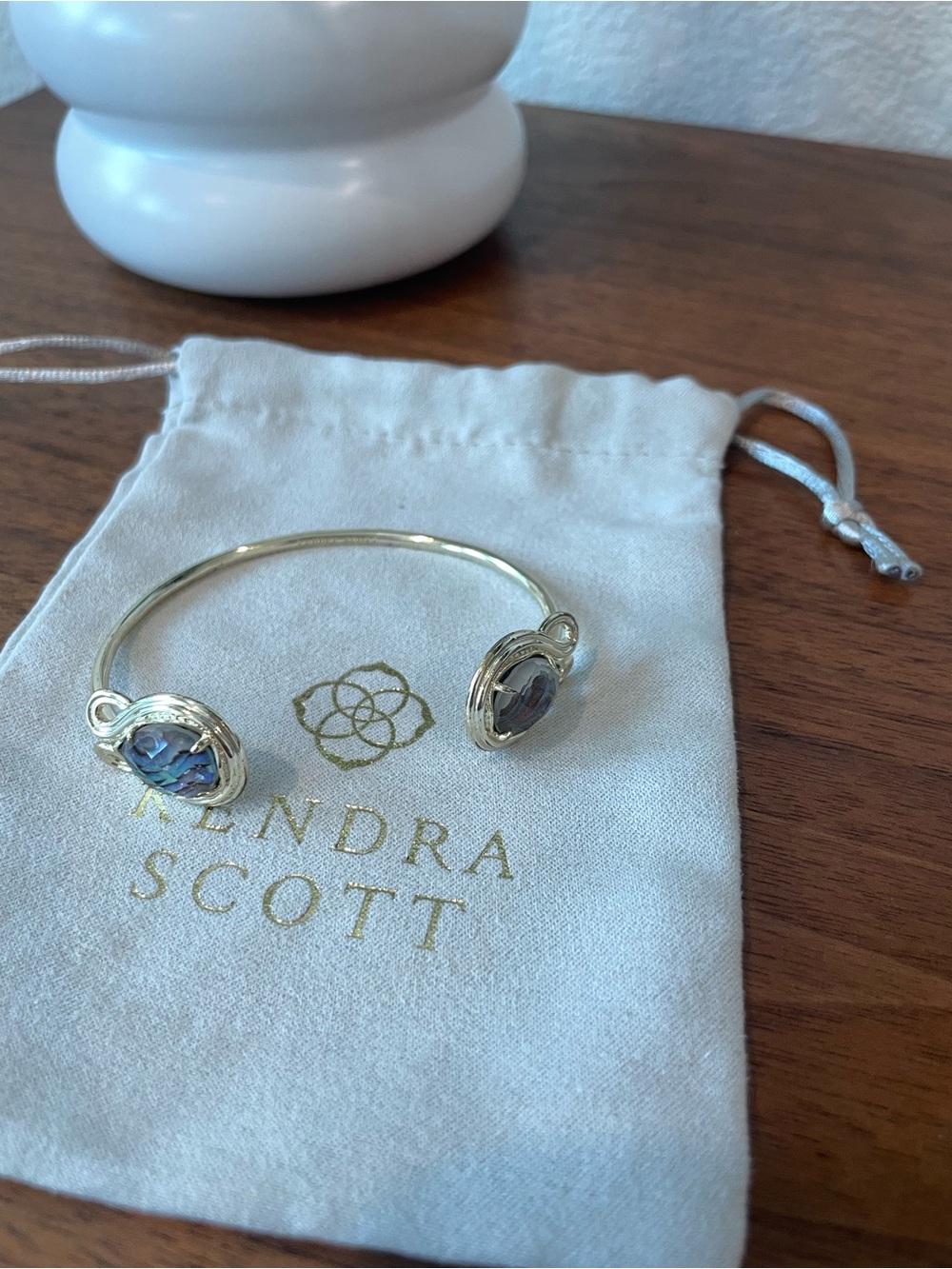 Kendra Scott Gold Abalone Andy Bracelet